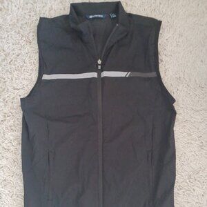 Cutter & Buck Men’s Unisex Black Full Zip Performance Small Reflective Zip Pocke